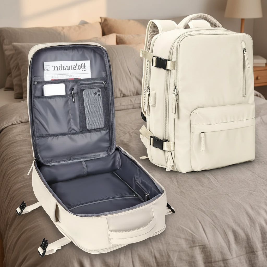 Airplane Cabin Backpacks Bags With USB Port