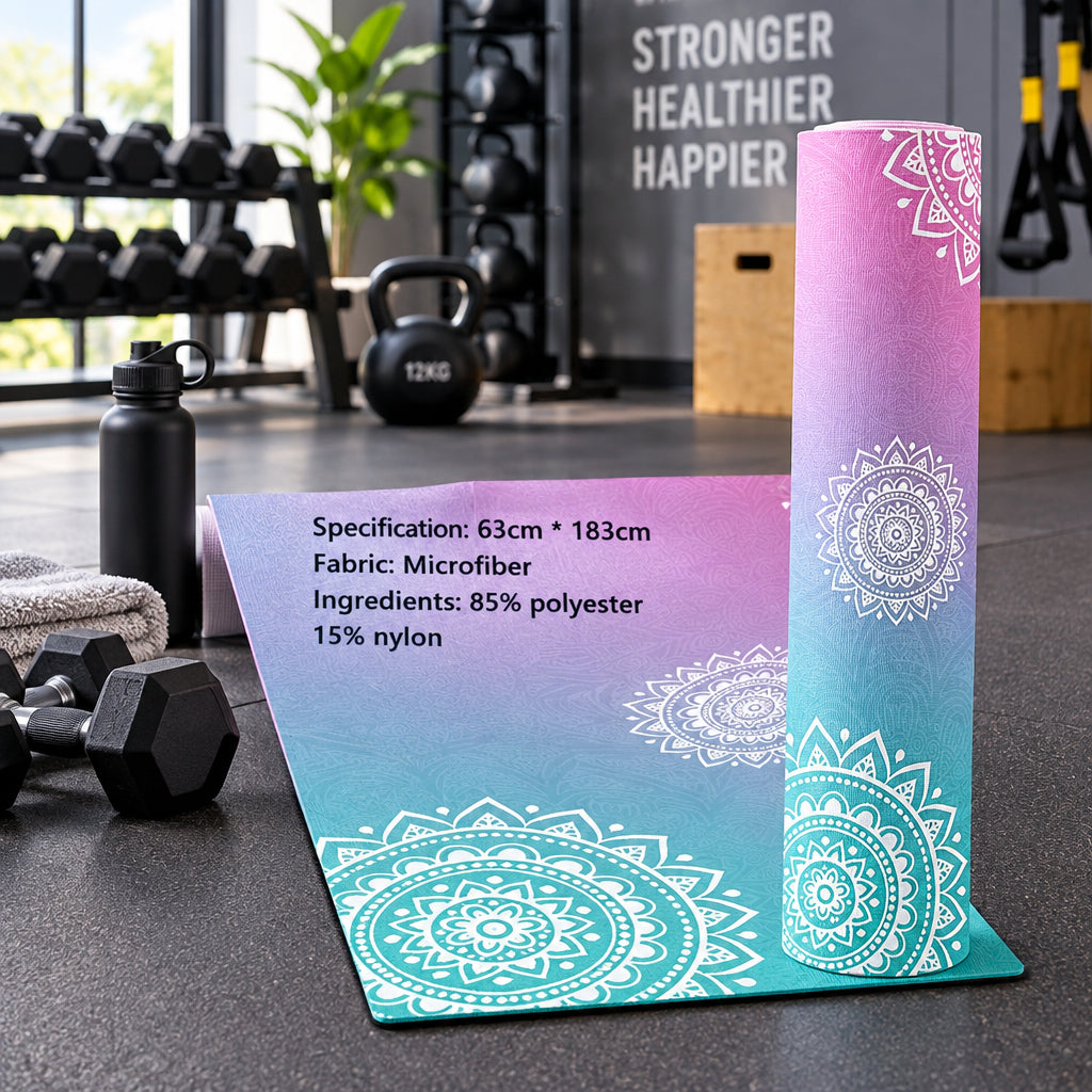 Floral Print Yoga Mats