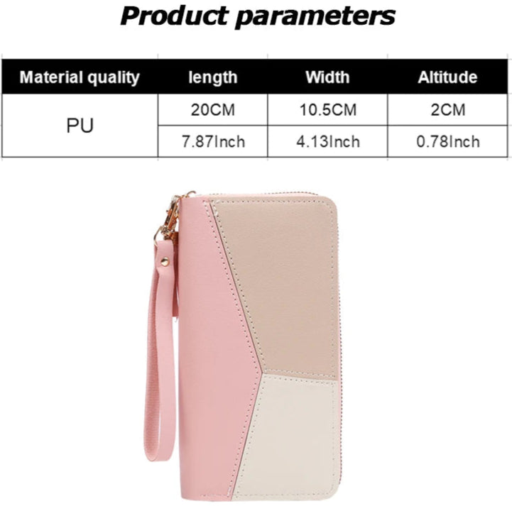 Paneled Pattern Wallets