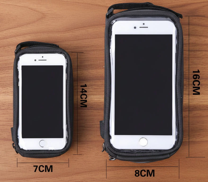 Top Tube Front Bags With Touch Screen For Bicycle