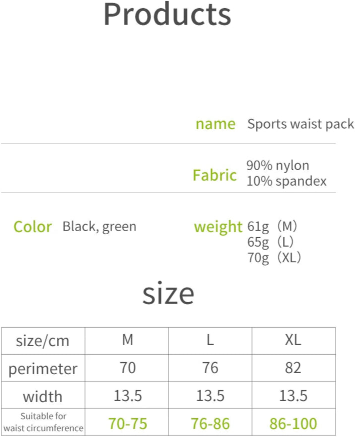 Portable Sports Waist Bags