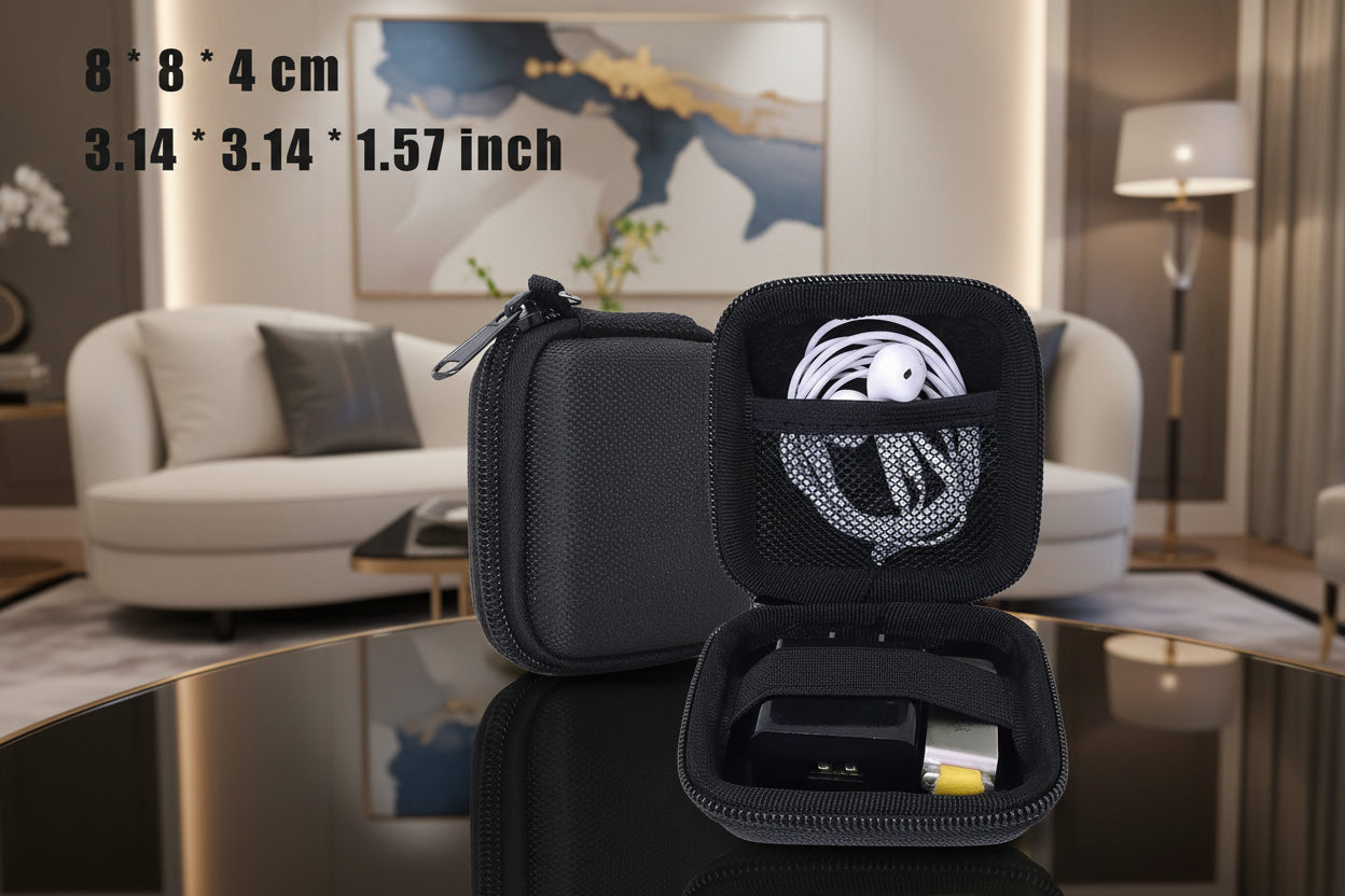 Portable Charging Cables Storage Cases