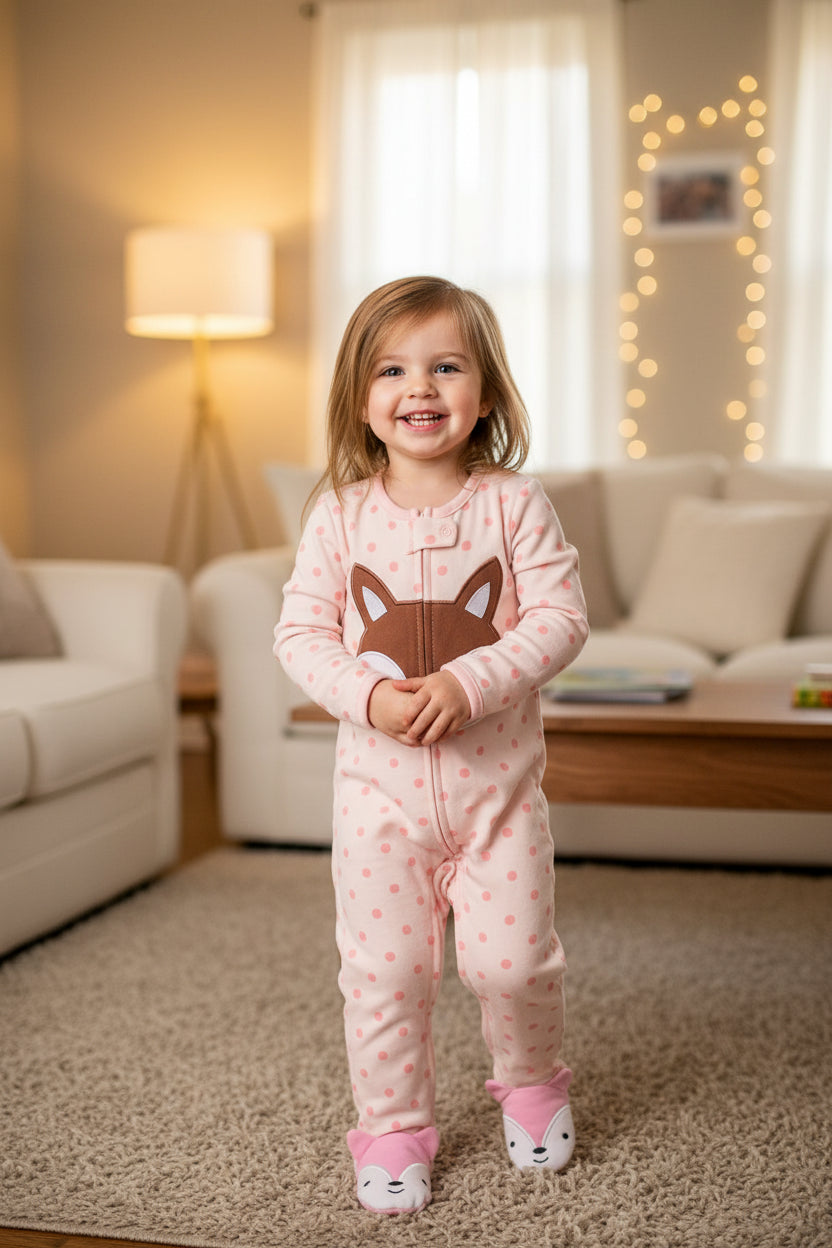Cute Cotton Long Sleeve Rompers