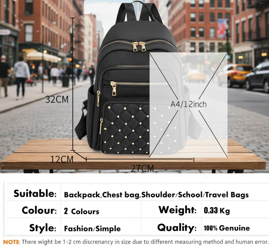 High Quality Diamonds Decoration Backpacks Bags