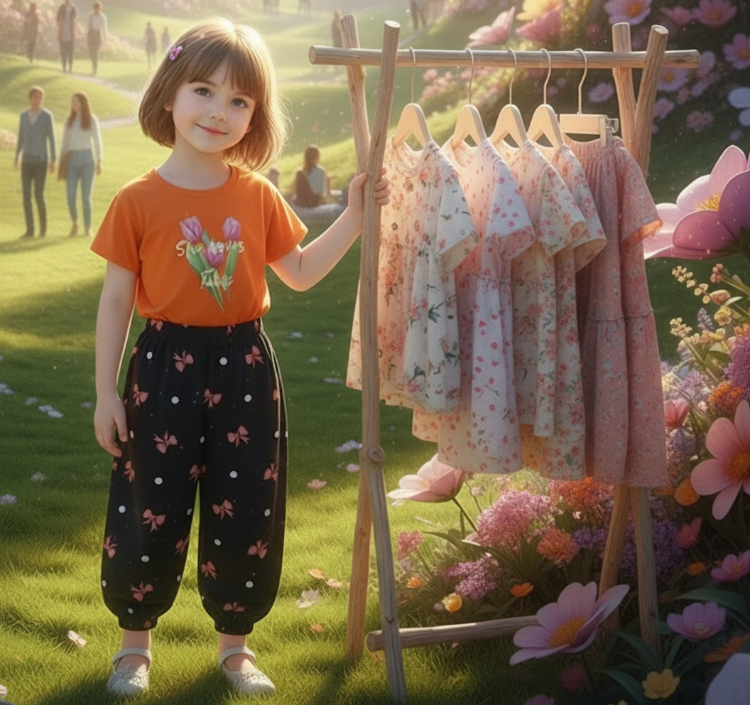 Girl Cute Fashionable Sweatshirts + Pants