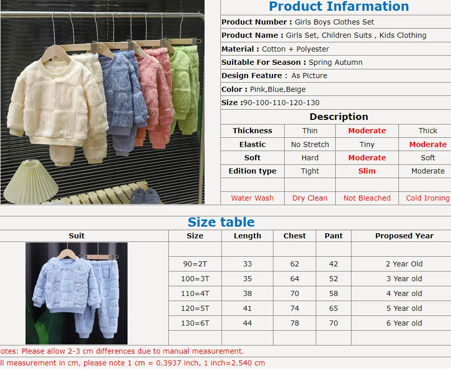 Cotton Colorful Sweatshirts and Pants