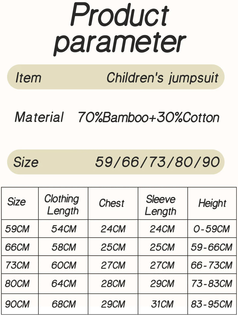 Soft and Breathable Long Sleeved Rompers