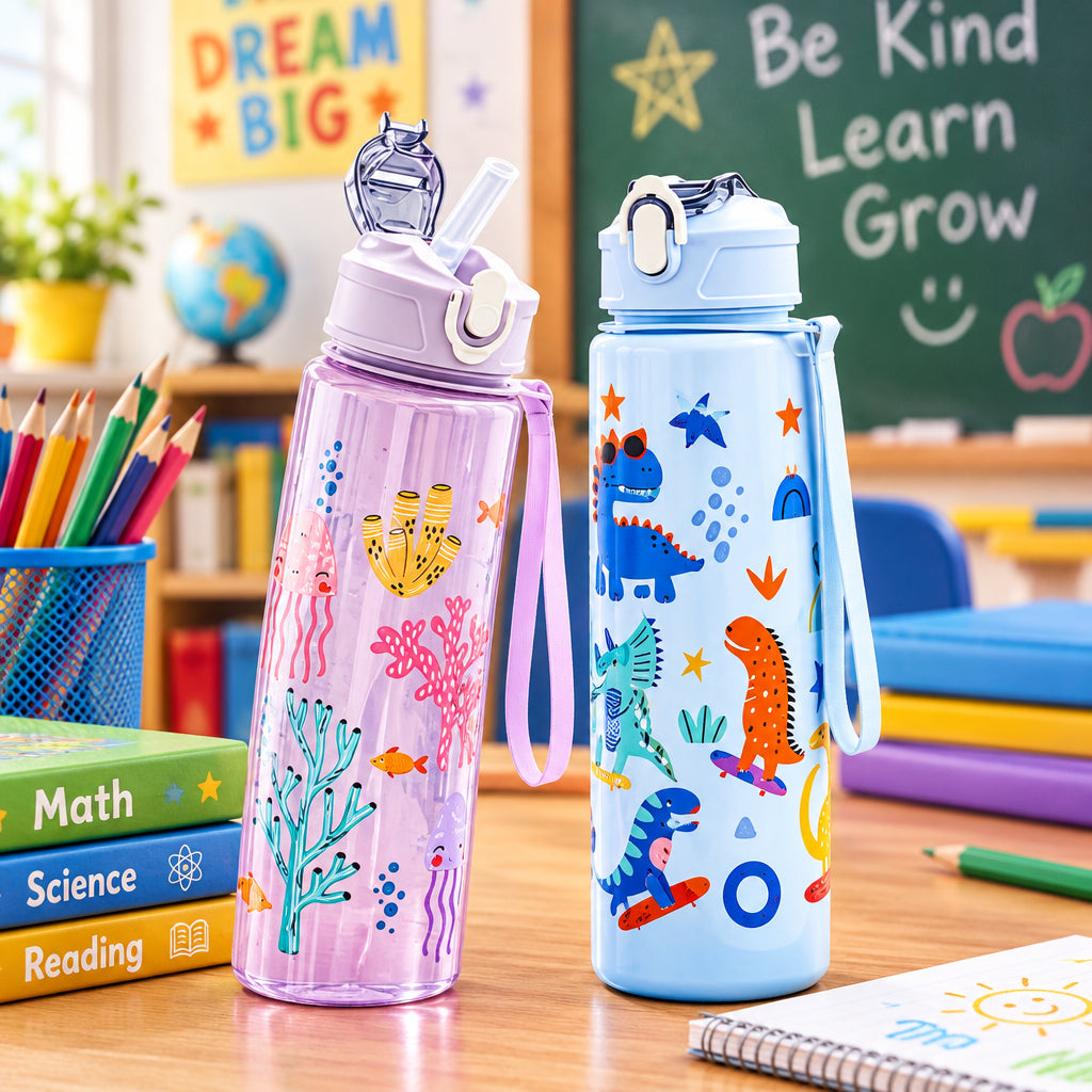 Leak Proof Water Bottles With Straws