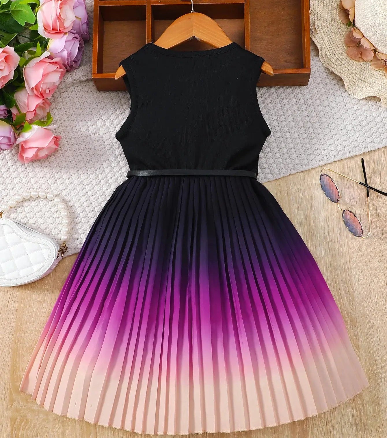 Robe à couleurs dégradées pour fille