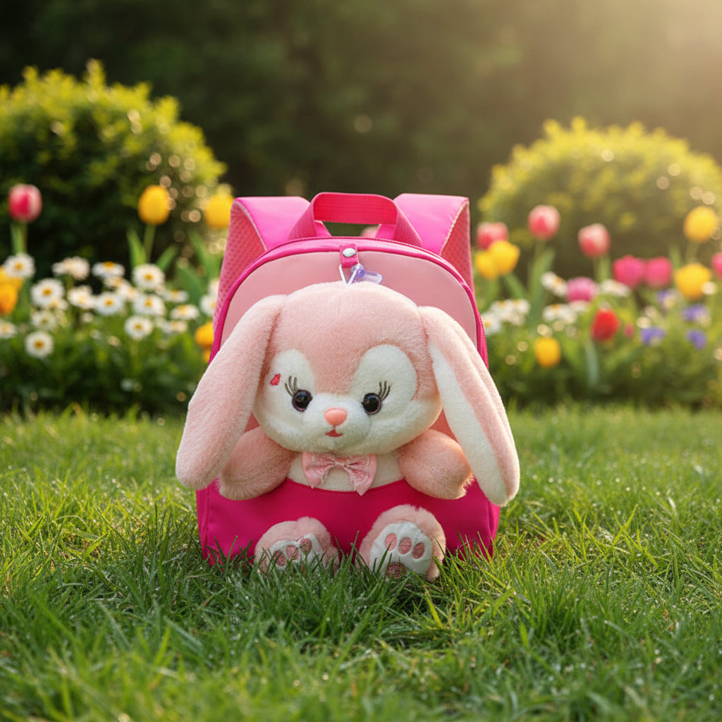 Plush 3D Rabbit Backpacks
