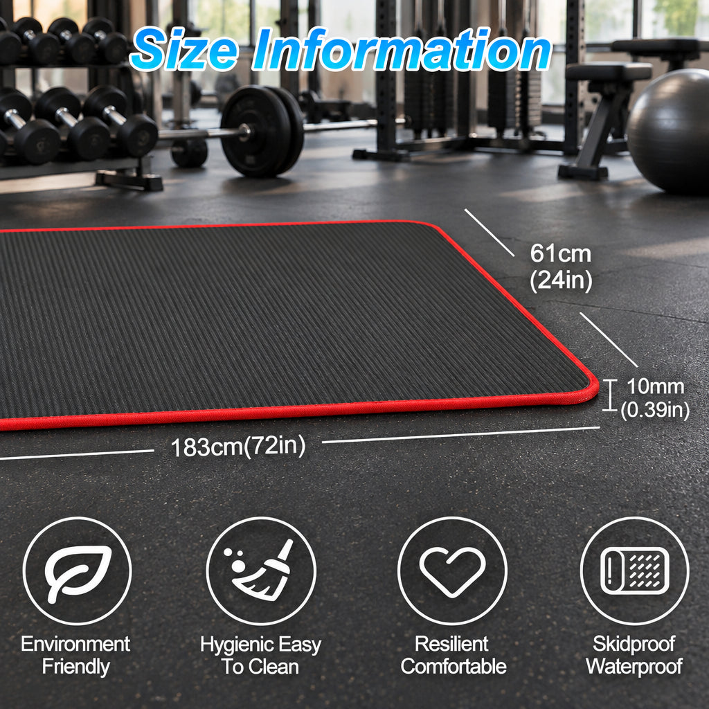 Pilates Workout Mats with Bandage