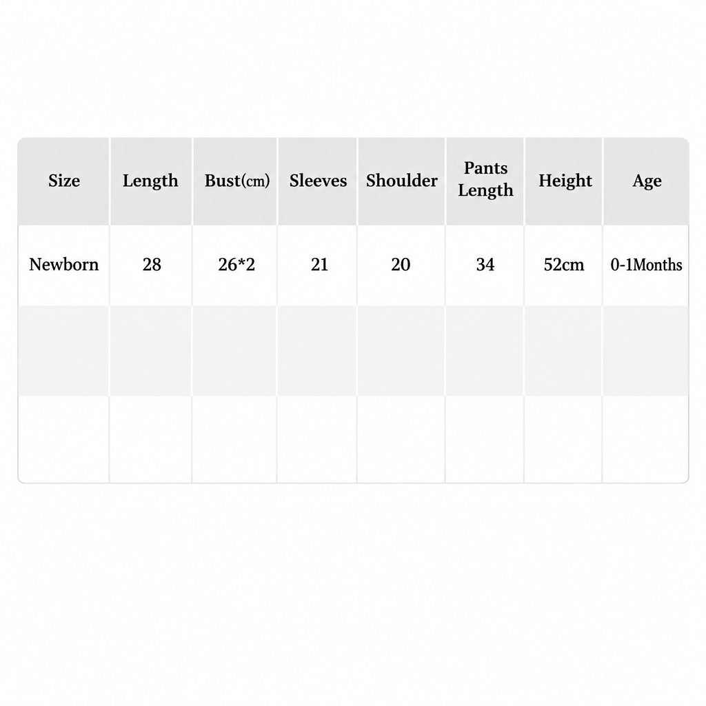 7Pcs Newborn Lucky Baby Sweatshirts + Pants + Hat
