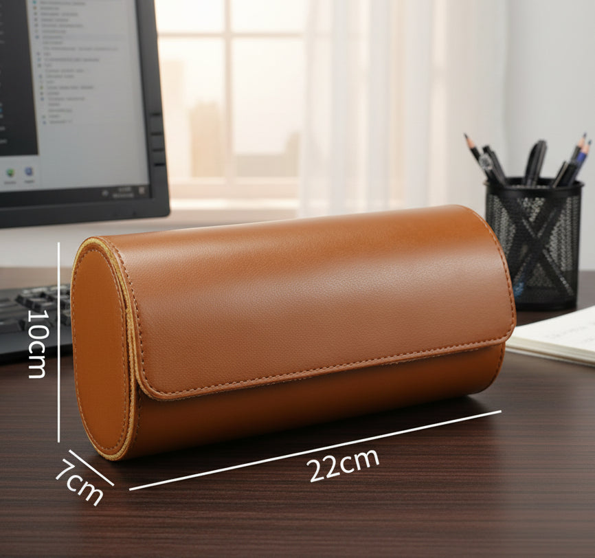 Black/Brown Watch Travel Cases