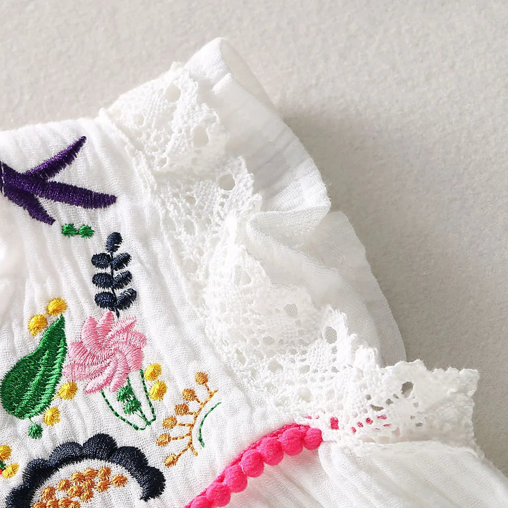 Baby Girl White Floral Dress
