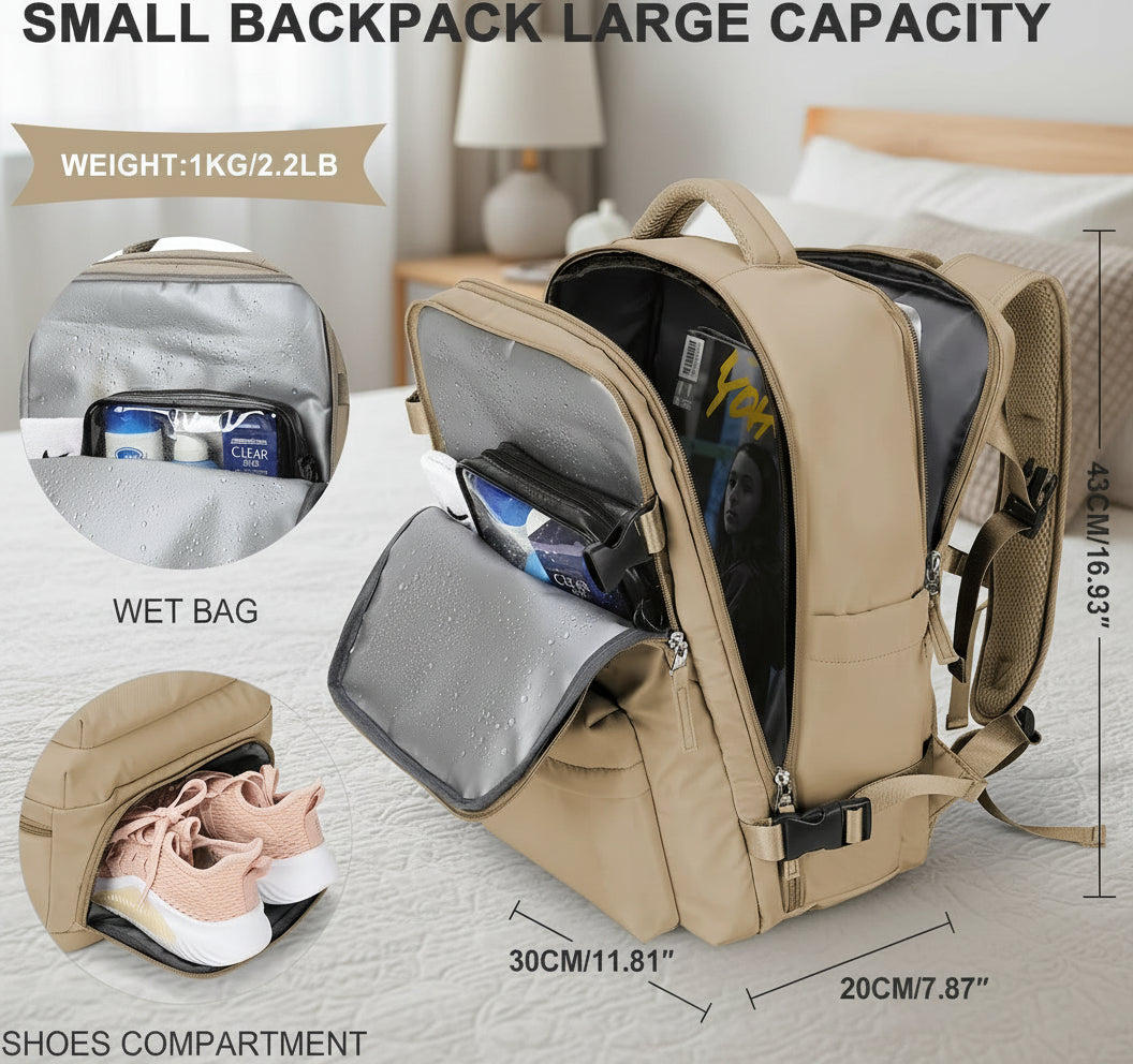 Airplane Cabin Backpacks Bags With USB Port