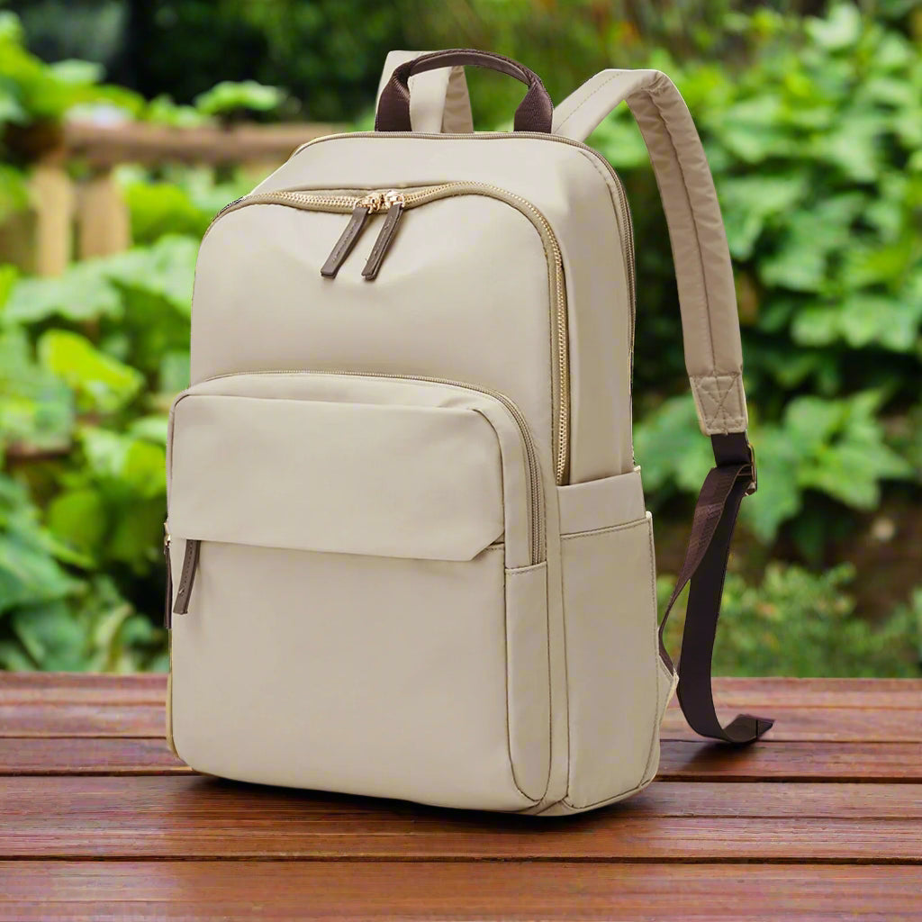 Solid Simple Large Capacity Backpacks Bags
