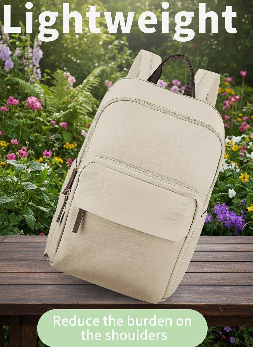 Solid Simple Large Capacity Backpacks Bags
