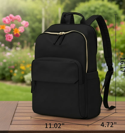 Solid Simple Large Capacity Backpacks Bags