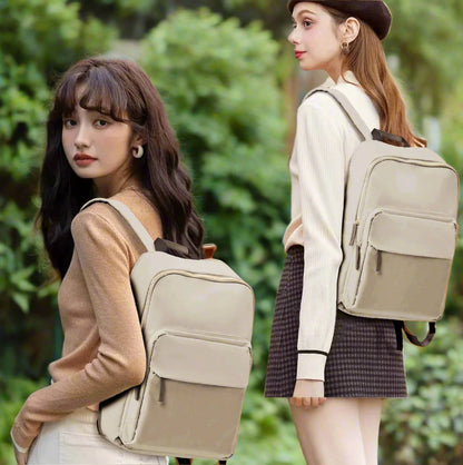 Solid Simple Large Capacity Backpacks Bags