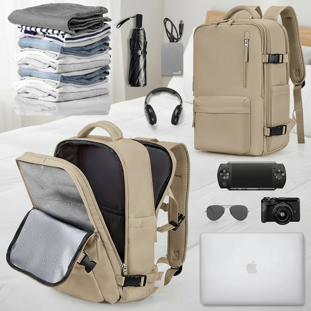 Airplane Cabin Backpacks Bags With USB Port