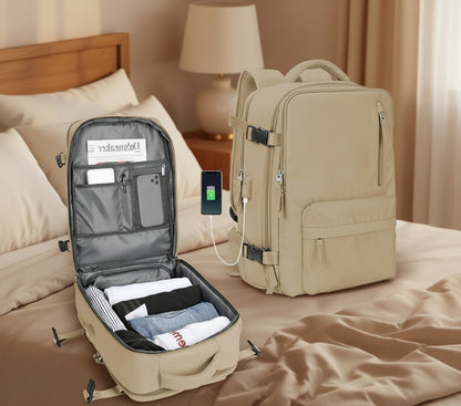 Airplane Cabin Backpacks Bags With USB Port