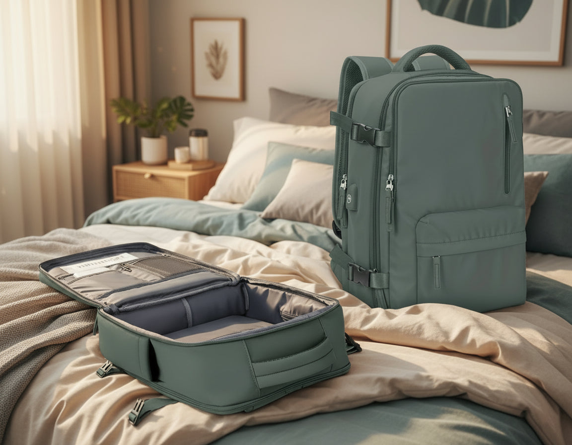 Airplane Cabin Backpacks Bags With USB Port