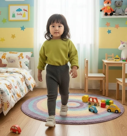 Children Casual Cotton Solid Pants