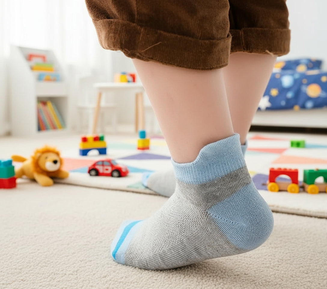 Lot de 5 paires de chaussettes courtes tendance