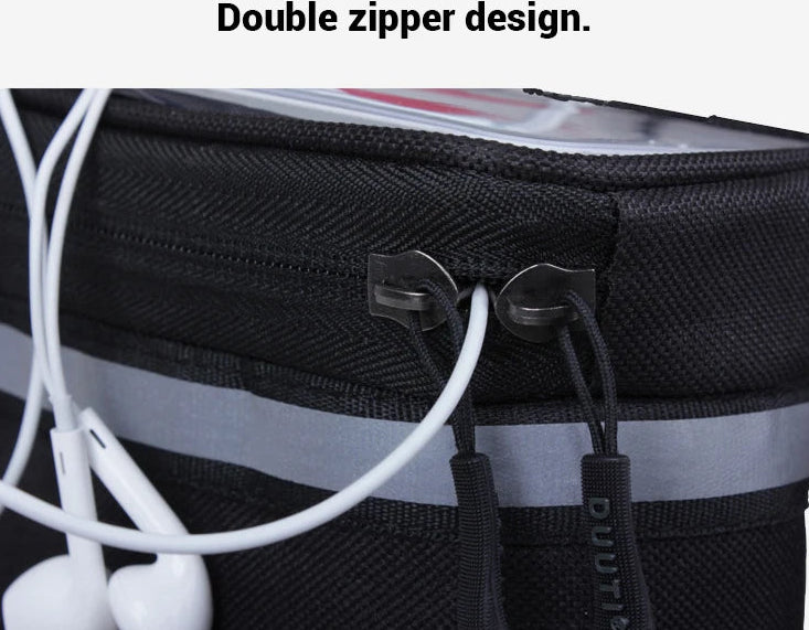 Sacoches avant de cadre avec écran tactile pour vélo