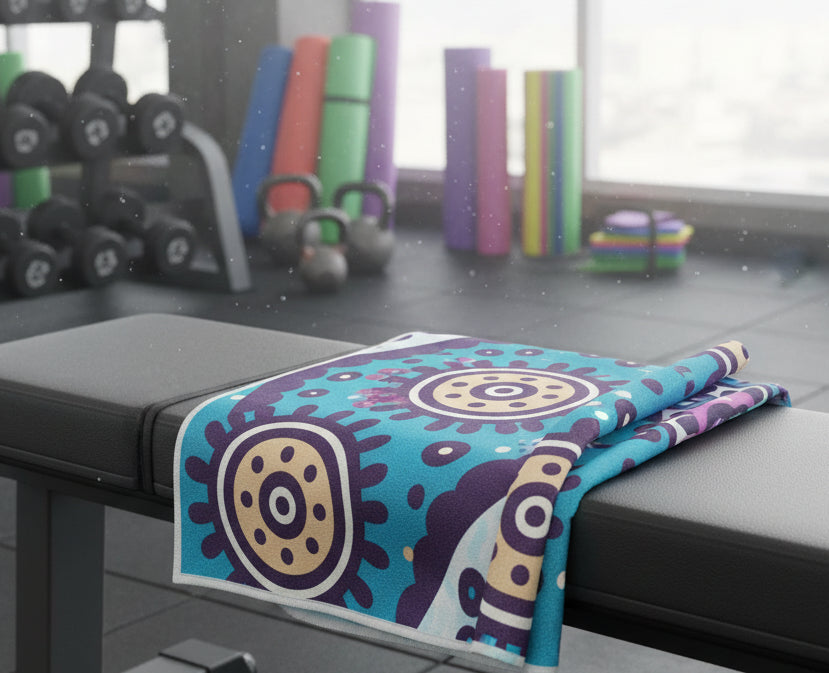 Floral Print Yoga Mats