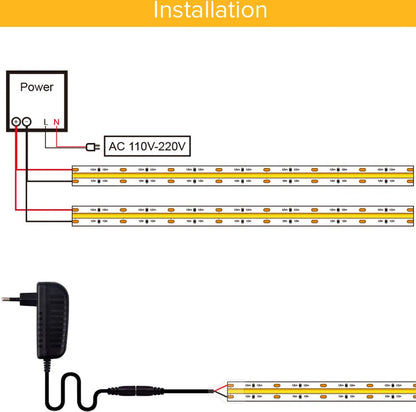 Listed COB LED Strip Light