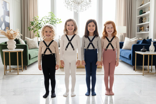 Collants décontractés unisexes pour bébés avec bretelles