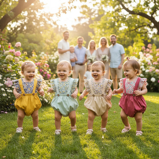 Floral Sleeveless Rompers