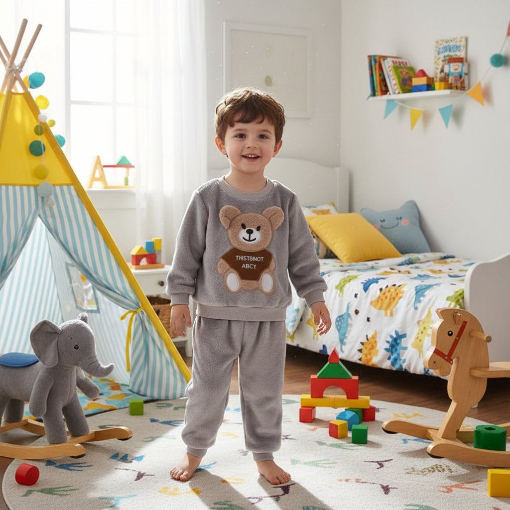 Home Wear Bear Pajama Sets