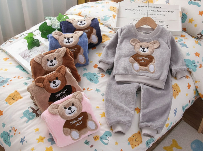Home Wear Bear Pajama Sets