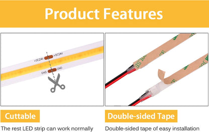 Listed COB LED Strip Light