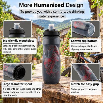 Double Layers Bicycle Water Bottles