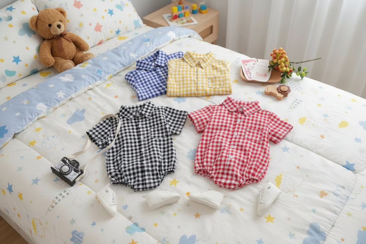 Plaid Fashionable Bodysuits