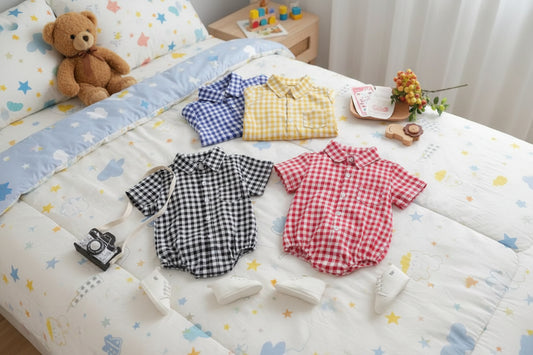 بدلات جسم أنيقة بنقشة مربعات