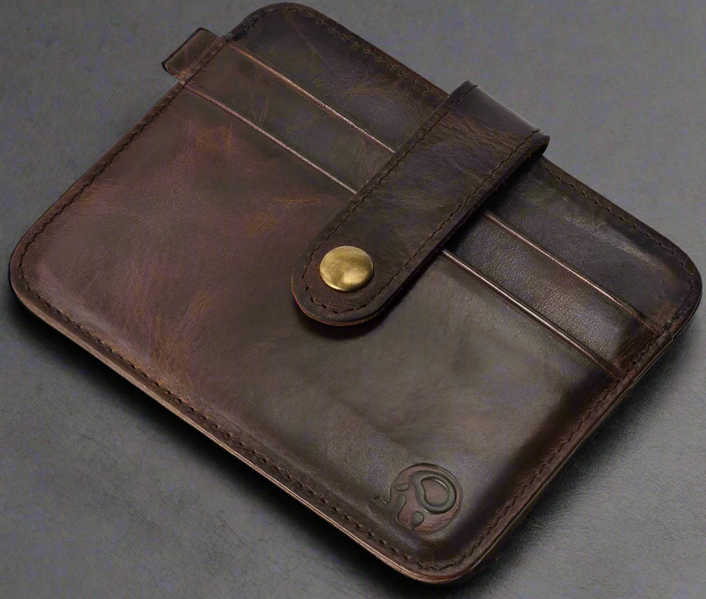 Genuine Leather Elephant Pattern Wallets
