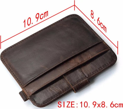 Genuine Leather Elephant Pattern Wallets