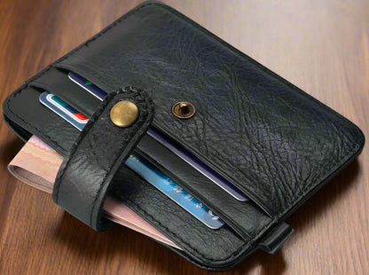 Genuine Leather Elephant Pattern Wallets