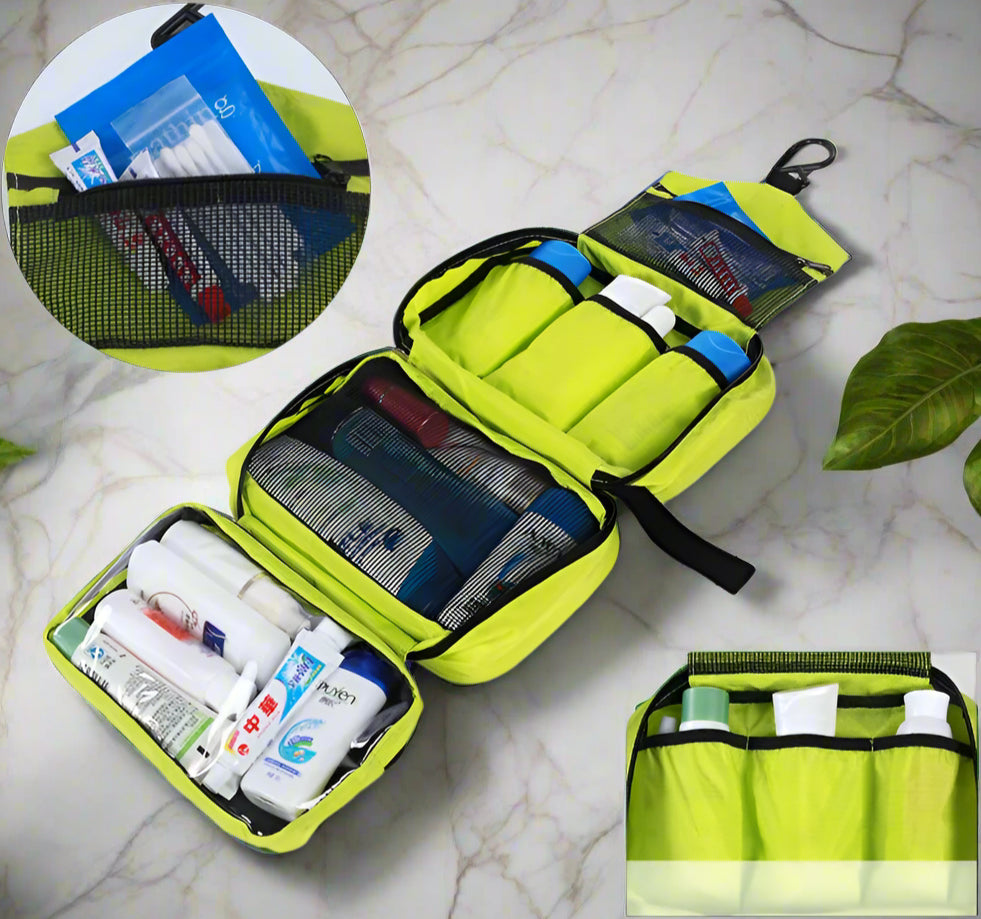 Hanging Colorful Cosmetic & Toiletry Bags