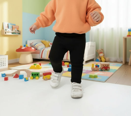 Pantalons en coton uni décontractés pour enfants