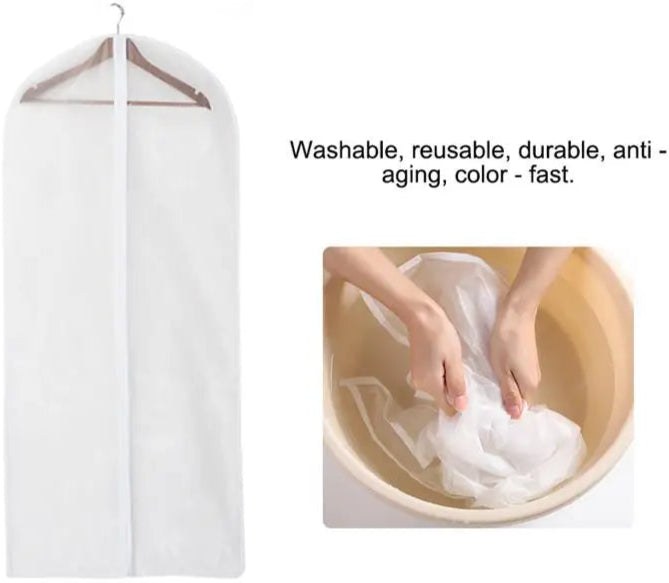 Transparent Clothing Covers With Zipper