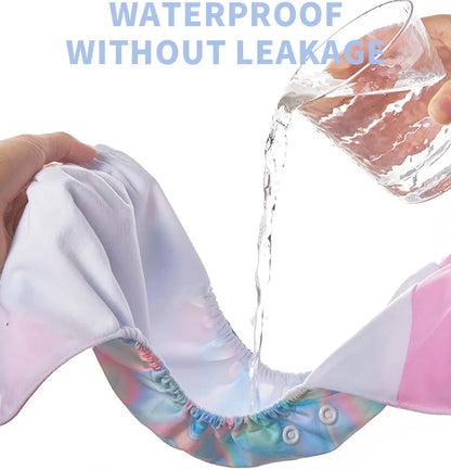 4 قطع من حفاضات الأطفال الصديقة للبيئة والقابلة لإعادة الاستخدام