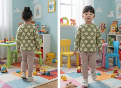 Children Casual Cotton Solid Pants