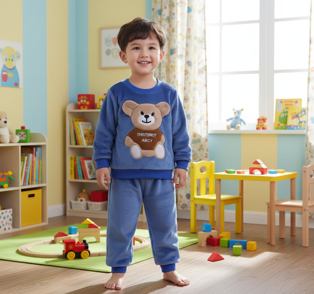 Home Wear Bear Pajama Sets