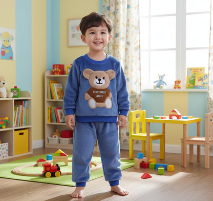 Home Wear Bear Pajama Sets