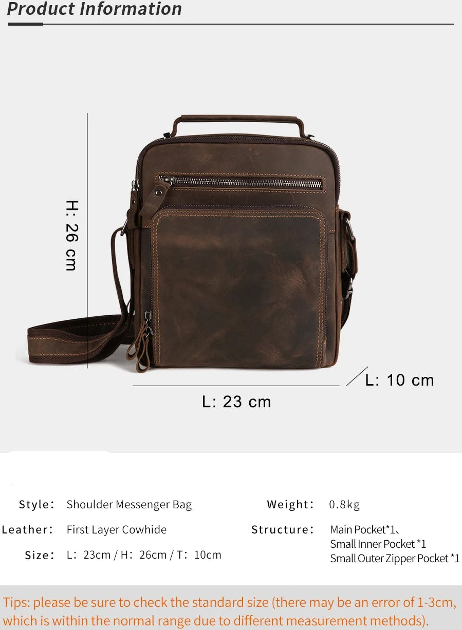 حقائب كروس بودي جلدية كاجوال